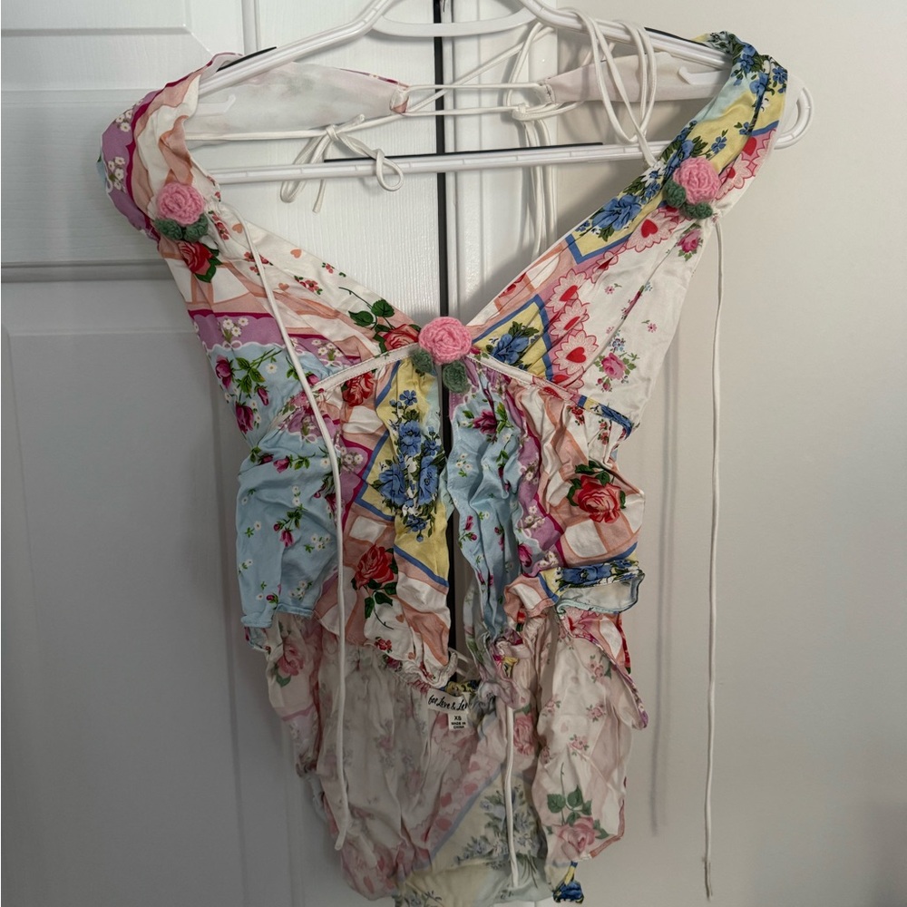 For love and lemons Cassandra halter Women's Top
